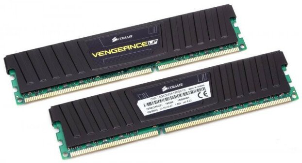 Memorie RAM Corsair Vengeance LP, DIMM, DDR3, 16GB 2x8GB, CL10, 1600MHz